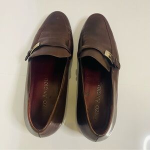 Enzo Angiolini Dark Brown Men's Slip-On Loafers